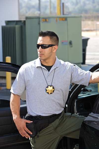 Tactical Polo, Heather Gray, L