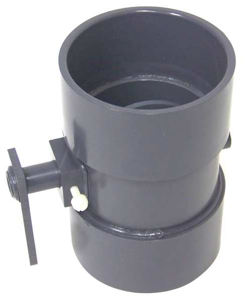 Round Butterfly Damper, Type I PVC, 7-1/2
