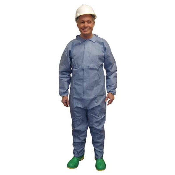 2XL, Blue, Zipper with Storm Flap