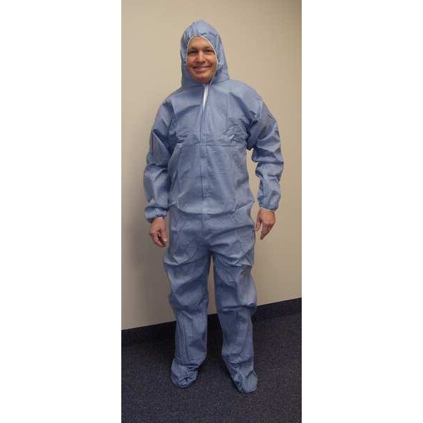 2XL, Blue, Zipper with Storm Flap