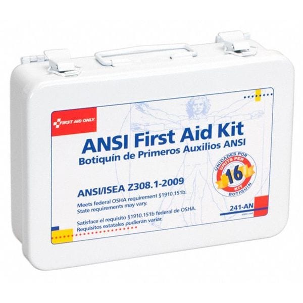 Unitized First Aid kit, Metal, 25 Person