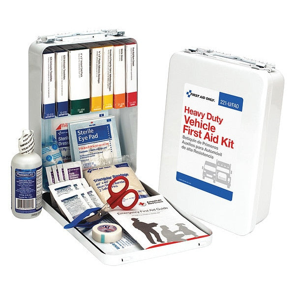 Bulk First Aid kit, Metal, 25 Person