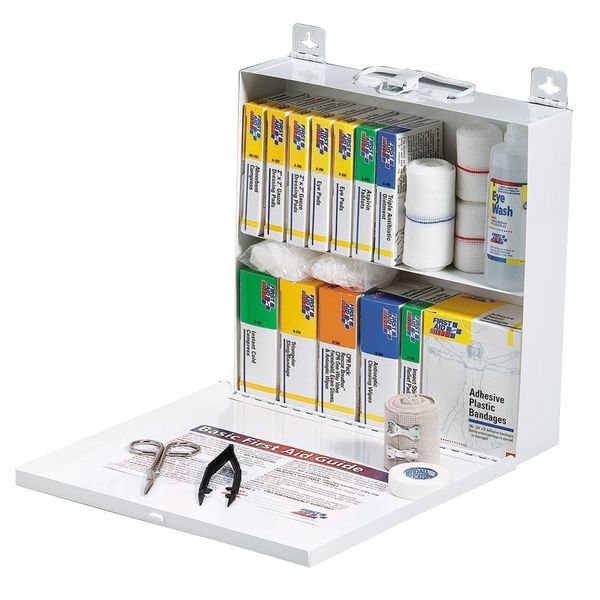 Bulk First Aid kit, Metal, 50 Person
