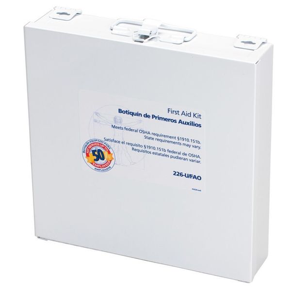Bulk First Aid kit, Metal, 50 Person