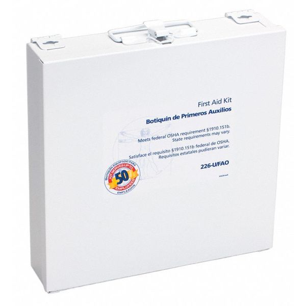 Bulk First Aid kit, Metal, 50 Person