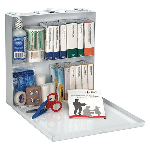 Bulk First Aid kit, Metal, 50 Person