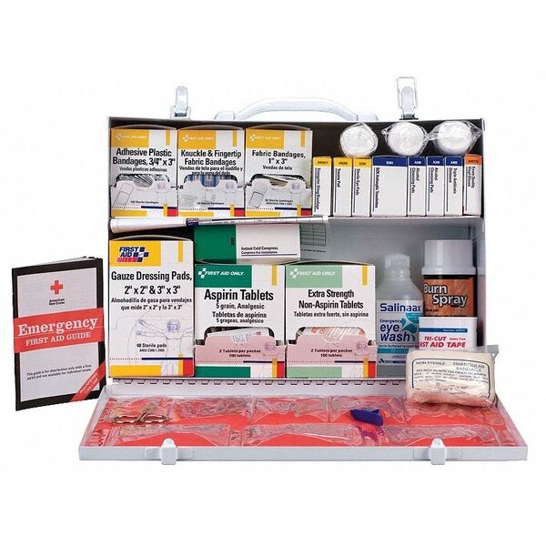 First Aid Kit, Metal, 75 Person