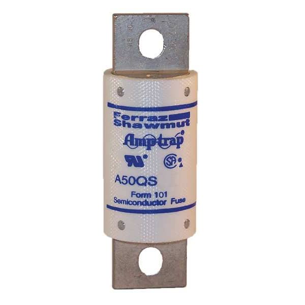 Semiconductor Fuse, Fast Acting, 200 A, A50QS Series, 500V AC, 500V DC, 3-5/8