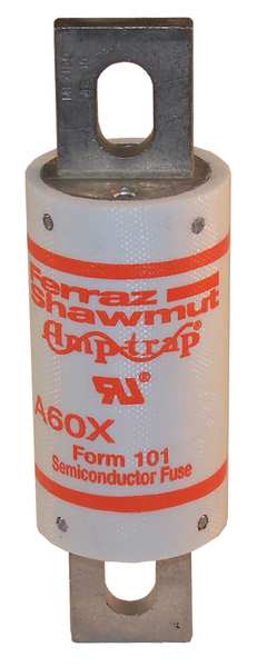 Semiconductor Fuse, Fast Acting, 400 A, A60X Series, 600V AC, Not Rated, 5-1/8