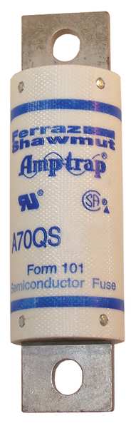 Semiconductor Fuse, Fast Acting, 150A, A70Q Series, 700V AC, 650V DC, 5-1/16