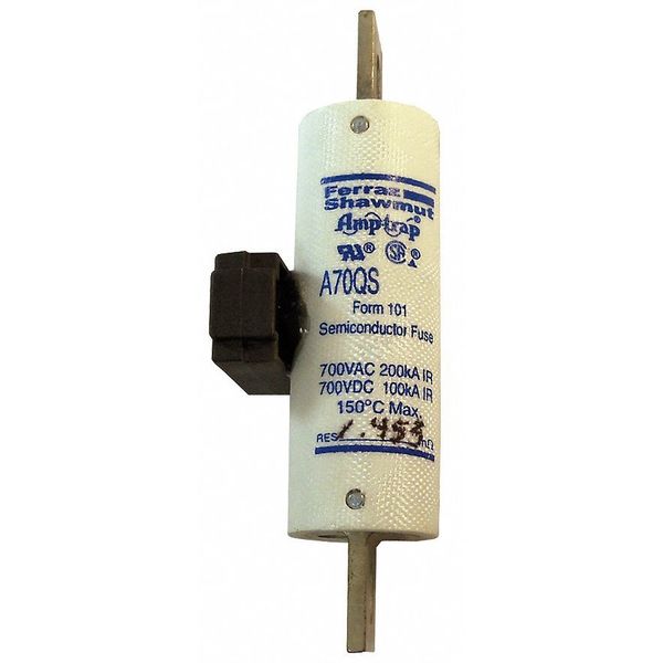 Semiconductor Fuse, Fast Acting, 100 A, A70QS Series, 700V AC, 700V DC, 4-3/8