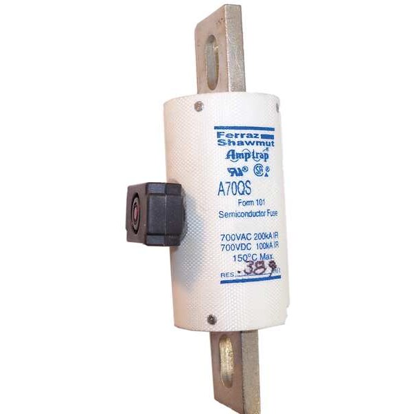 Semiconductor Fuse, Fast Acting, 250 A, A70QS Series, 700V AC, 700V DC, 5-1/16