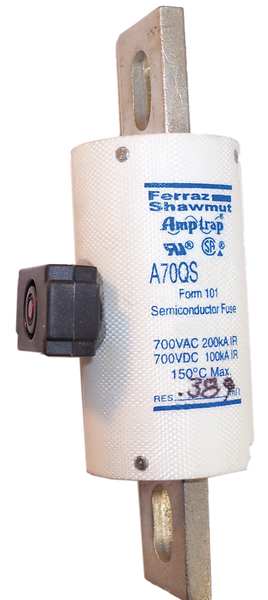 Semiconductor Fuse, Fast Acting, 300 A, A70QS Series, 700V AC, 700V DC, 5-1/16