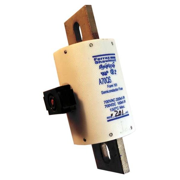 Semiconductor Fuse, Fast Acting, 500 A, A70QS Series, 700V AC, 700V DC, 5-1/16