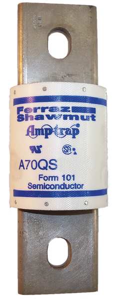 Semiconductor Fuse, Fast Acting, 800 A, A70QS Series, 700V AC, 700V DC, 7-1/16