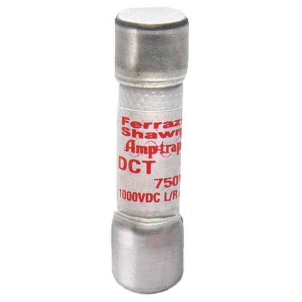 Semiconductor Fuse, Fast Acting, 5 A, DCT Series, 570V AC, 1000V DC, 1-1/2