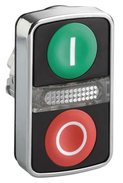 Illuminated Multi-Head Operator, 22 mm, Rectangular