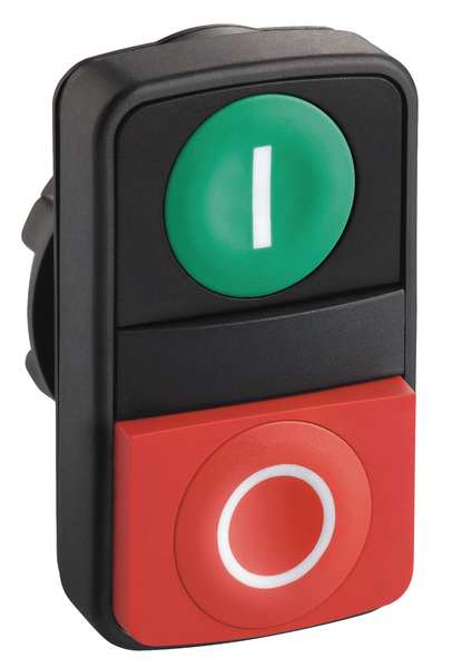 Non-Illuminated Multihead Operator, 22 mm, Rectangular
