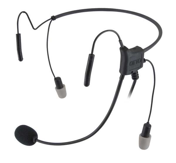 Headset, Behind the Head, In Ear, Black