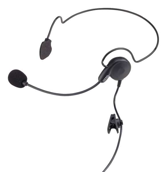Headset, Behind the Head, On Ear, Black