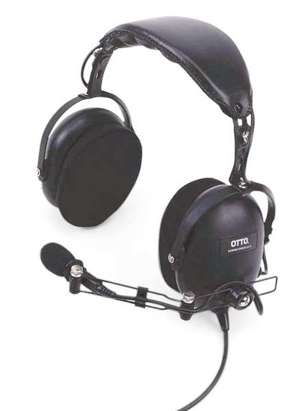 Headset, Over the Head, Over Ear, Black