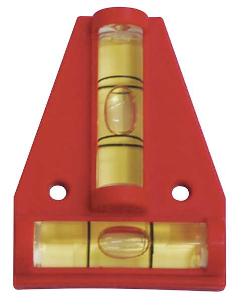 Cross Check Level, Acrylic, 2-1/4 In, PK10