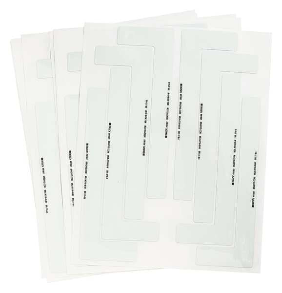 Marking Tape, L, 1In W, 9In L, PK56