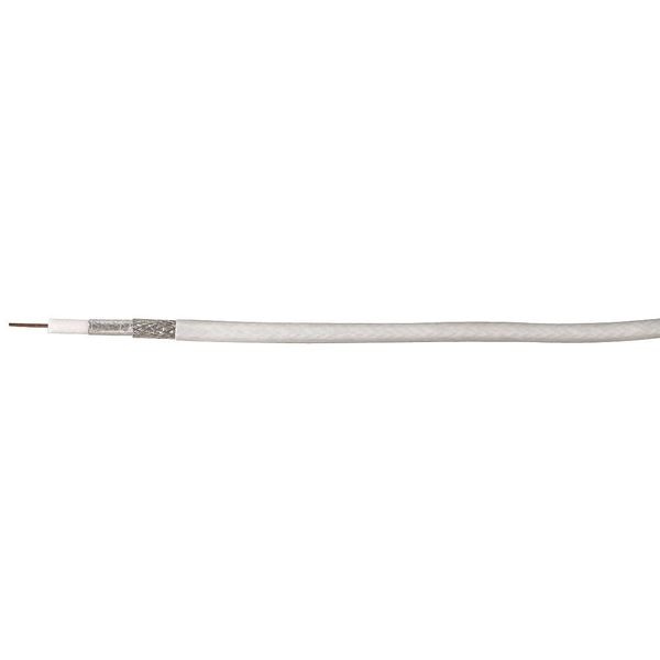 Coaxial Cable, RG-6/U, 75 Ohms, White
