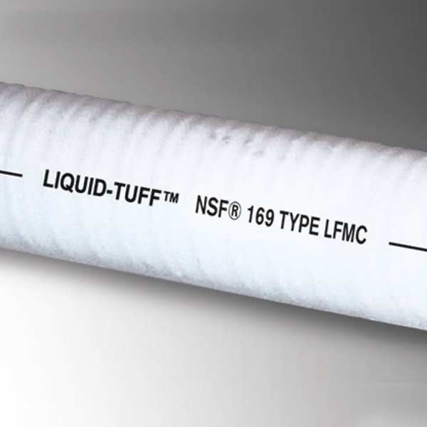 Liquid-Tight Conduit, 2 In x 50 ft, White