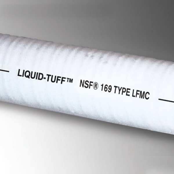 Liquid-Tight Conduit, 1 In x 50 ft, White
