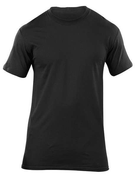 Utili-T Crew Neck Shirt, Black, S, PK3
