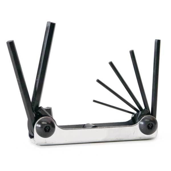 7 Piece Metric Fold-Up Hex Key Set, 21171