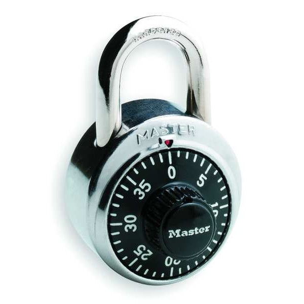 Combination Padlock, Center, Silver