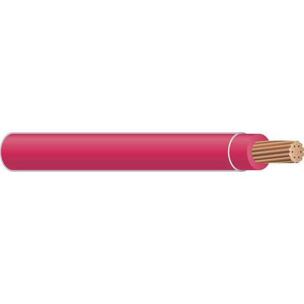 Building Wire, THHN, 8 AWG, 500 ft, Red, Nylon Jacket, PVC Insulation