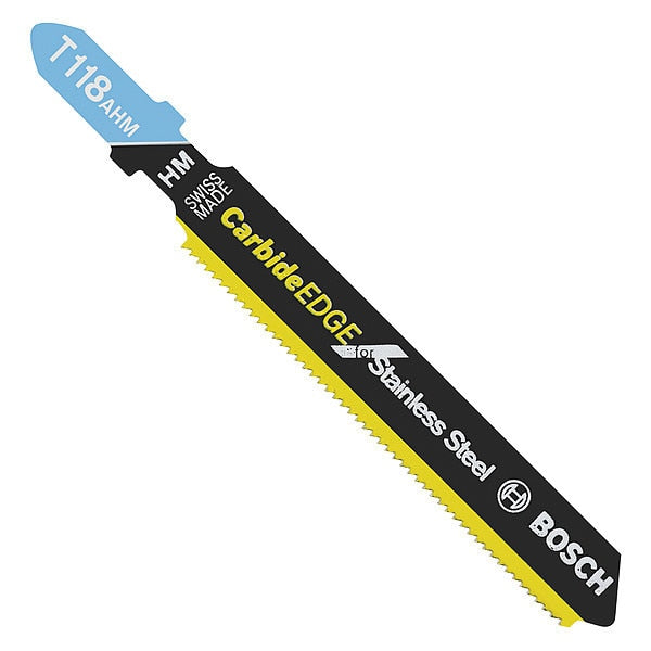 Jigsaw Blade, T-Shank, 3-1/4 In. L