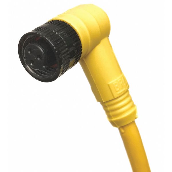 Cordset, 3 Pin, Receptacle, Female