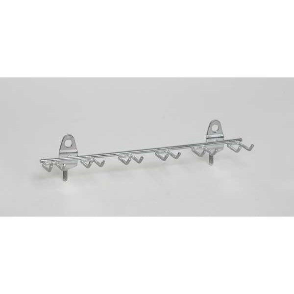 8-1/8 In. W Steel Multi-Prong Tool/Wrench Holder for 1/8 In. and 1/4 In. Pegboard 5 Pack