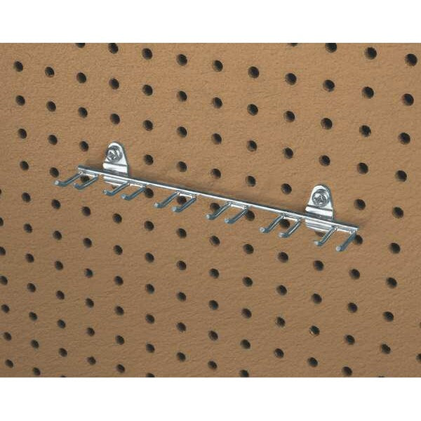8-1/8 In. W Steel Multi-Prong Tool/Wrench Holder for 1/8 In. and 1/4 In. Pegboard 5 Pack