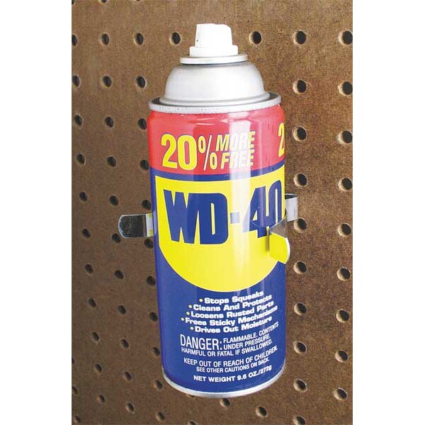 1-7/8 In. to 2-3/4 In. Hold Range Steel Ext Spring Clips for 1/8 In. and 1/4 In. Pegboard 5 Pk