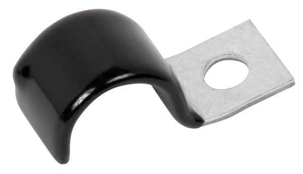 Half Clamp, Cushioned, Dia 5/16 In, PK50