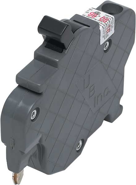 Miniature Circuit Breaker, 30 A, 120V AC, 1 Pole, Plug In Mounting Style, UBIF Series