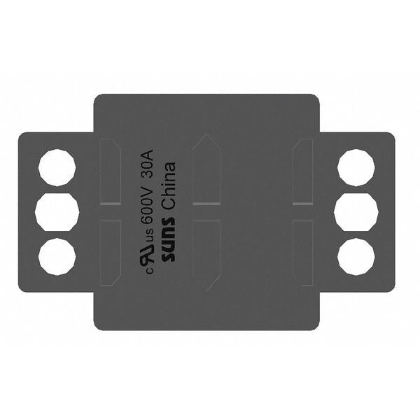 Terminal Strip, 30A, 2 Pole, 600VAC