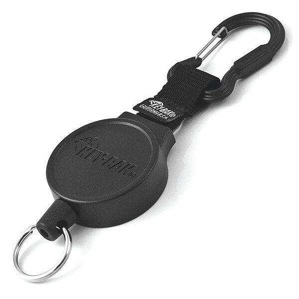 Key Reel, Split Ring Type, Black