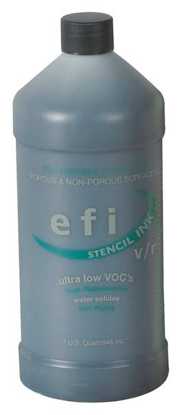 Eco Friendly Stencil Ink, Quart, Black