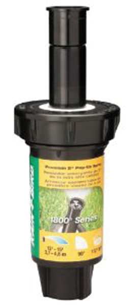 Spray Head for Shrubs, PVC, Quarter Circle