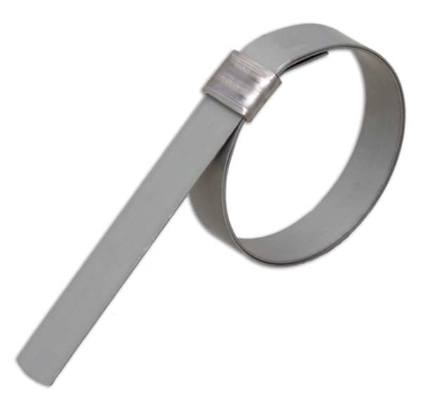 Hose Clamp, Galv. CS, Min.Dia.1