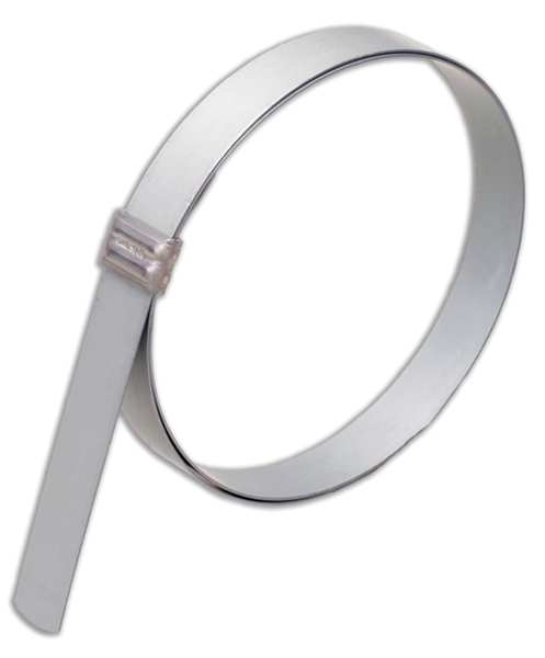 Hose Clamp, Galv. CS, Min.Dia.1