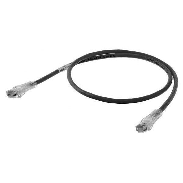 Ethernet Cable, Cat 6, Black, 3 ft.