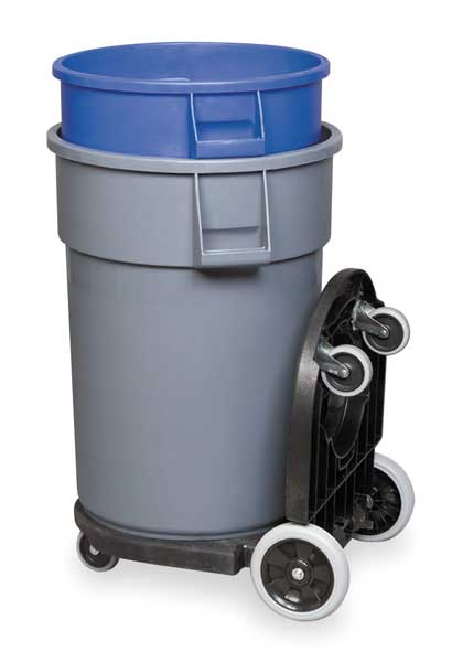 Brute Container Dolly, 200 lb., 20-1/4