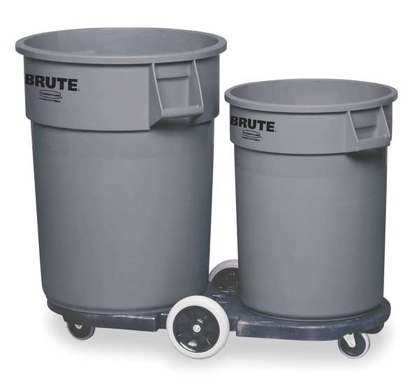 Brute Container Dolly, 200 lb., 20-1/4